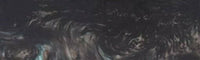 1" x 1 1/2" x 6" Knife Blank (1 pc) Black Peacock Acrylester #60