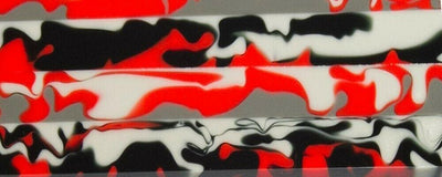 Santa Camo BTW104Mini Acrylic (2 pc) Mini Knife Scales 3/16