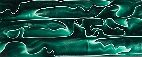 Rain Forest BTW97KSS Acrylic (2 pc) Knife Scales 3/16" x 1 1/2" x 5"