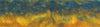 Blue & Gold Acrylester #50 1" x 1" x 6" Pen Blank (1 pc)