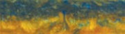 Blue & Gold Acrylester #50 1" x 1" x 6" Pen Blank (1 pc)