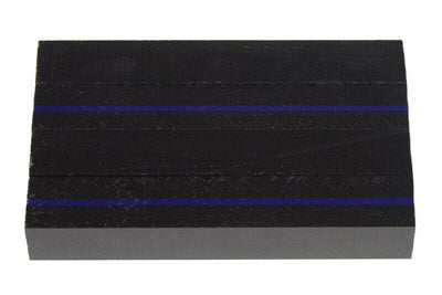 Thin Blue Line Acrylic Pen Blank 3/4