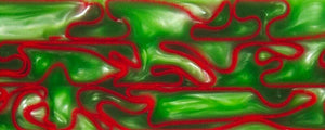 Holly Berry BTW61KSS Acrylic (2 pc) Knife Scales 3/16" x 1 1/2" x 6" Holly Berry BTW61KSS - Wood Acrylic Supply