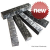 Combz Pen Blank #01 - Silver & Black 7/8" sq x 5" - Wood Acrylic Supply