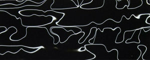 Pitch Black BTW87KSM Acrylic (2 pc) Knife Scales 1/4" x 1 1/2" x 5"