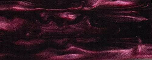 Burgundy Velvet BTW20KSS Acrylic (2 pc) Knife Scaless 3/16" x 1 1/2" x 5"