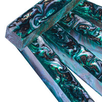 3/4" x 3/4" x 5" Moss Agate Pen Blank Acrylester #XX59