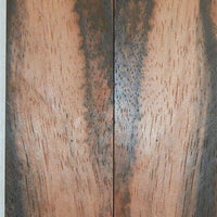 Ebony Macassar (2 pc) Knife Scales 1/4" x 1 1/2" x 6" - (10) - Wood Acrylic Supply