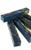 3/4" x 3/4" x 5" Pen Blank Purple Damascus Acrylester #141