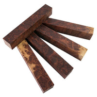 Mallee Red Exhibition Burl (1 pc) Pen Blank 3/4"sq x 5"