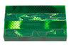 Emerald Water Mesh Acrylic Pen Blank 3/4"x3/4"x3" BTWPBM1256 1pc Short
