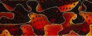 Citrine Water Mesh BTW29KSS Acrylic (2 pc) Knife Scales 3/16" x 1 1/2" x 6" Citrine Water Mesh BTW29KSS - Wood Acrylic Supply