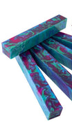 3/4" x 3/4" x 5" Pen Blank Parrotfish Acrylester #143