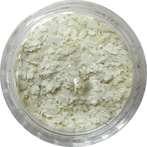 Inlace Inlay Stone Flakes  1pc 3 Gram Jar of  White Lie - Wood Acrylic Supply