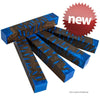 Hybridz Banksia Pod and Alumilite Blue Pen Blank 1" x 1" x 5"