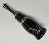 Pitch Black Acrylic Bottle Stopper 5"