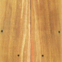 Box Elder Burl Stabilized Clear (2 pc) Knife Scales 1/4" x 1 1/2" x 5" - 1184 - Wood Acrylic Supply