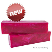 1 1/2" x 1 1/2" x 6" Game Call Fuchsia Acrylester #130 - Wood Acrylic Supply