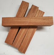 Sapele (1 pc) Pen/Reel/Razor Blank 1"sq x 6" - (25) - Wood Acrylic Supply