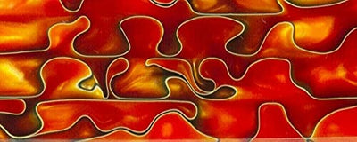 Tye Dye BTW124KSM Acrylic (2 pc) Knife Scaless 1/4