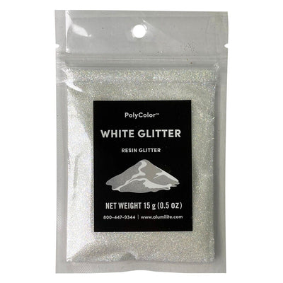 Alumilite Polycolor White Glitter 0.5oz (15g)