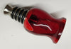 Ruby Red Waters Acrylic Bottle Stopper 2 3/4"