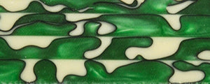 Emerald Sands BTW44BS Acrylic (1 pc) Bottle Stopper Blank 1 1/2" Sq x 2 3/4" Emerald Sands BTW44BS - Wood Acrylic Supply