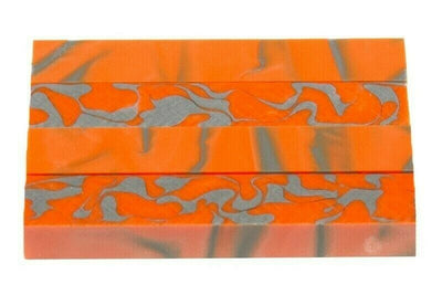 Atomic Tangerine Acrylic Pen Blank 3/4