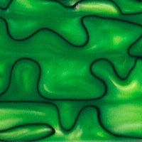 Nuclear Lime BTW81KSS Acrylic (2 pc) Knife Scales 3/16" x 1 1/2" x 6" Nuclear Lime BTW81KSS - Wood Acrylic Supply