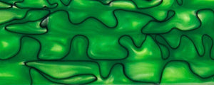 Nuclear Lime BTW81KSS Acrylic (2 pc) Knife Scales 3/16" x 1 1/2" x 6" Nuclear Lime BTW81KSS - Wood Acrylic Supply