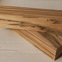 Zebrawood (1 pc) Pen/Reel/Razor Blank 1"sq x 5" - 0350