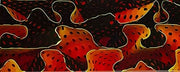 Citrine Water Mesh BTW29KSS Acrylic (2 pc) Knife Scaless 3/16" x 1 1/2" x 5"