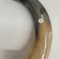 Buffalo Horn on Wooden Base (3"x4") 11"