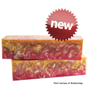 1 1/2" x 1 1/2" x 6" Game Call Strawberry Lemonade Acrylester #134 - Wood Acrylic Supply