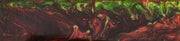 1 1/2" x 1 1/2" x 6" Game Call Froggy Burgundy Acrylester #43A - Wood Acrylic Supply