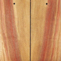 Box Elder Burl Stabilized Clear (2 pc) Knife Scales 1/4" x 1 1/2" x 6" - 1188 - Wood Acrylic Supply