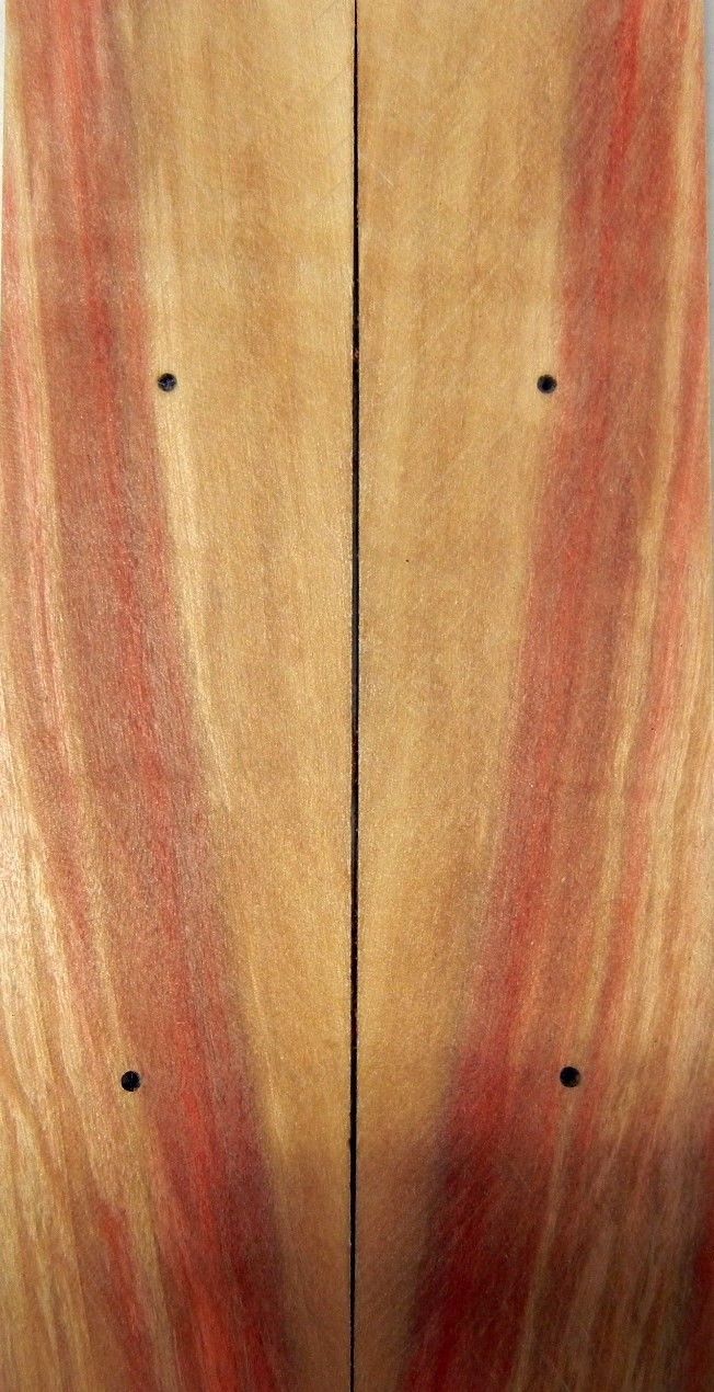 Box Elder Burl Stabilized Clear (2 pc) Knife Scales 1/4" x 1 1/2" x 6" - 1188 - Wood Acrylic Supply
