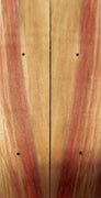 Box Elder Burl Stabilized Clear (2 pc) Knife Scales 1/4" x 1 1/2" x 6" - 1188 - Wood Acrylic Supply
