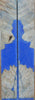 Hybrid Mallee Burl-Blue (2 pc) Knife Scales 3/16" x 3/4" x 5" - (29) - Wood Acrylic Supply