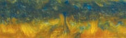 1" x 1 1/2" x 6" Knife Blank (1 pc) Blue & Gold Acrylester #50