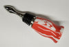 Peppermint Swirl Acrylic Bottle Stopper 5"