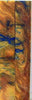 Blue & Gold Inlace Acrylester #50 (2 pc) Mini Knife Scales 3/16"x3/4"x5" 001 - Wood Acrylic Supply