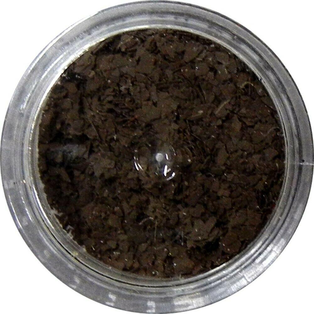 Inlace Inlay Stone Flakes  1pc 3 Gram Jar of  Dark Chocolate - Wood Acrylic Supply