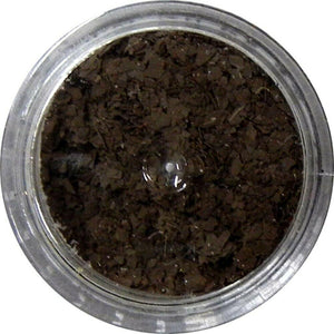 Inlace Inlay Stone Flakes  1pc 3 Gram Jar of  Dark Chocolate - Wood Acrylic Supply