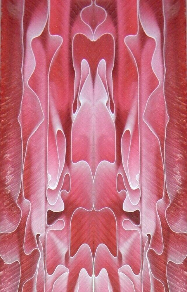 Acrylic Mini Knife Scale 3/16" x 1 1/2" x 6" Rose Water - Wood Acrylic Supply