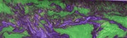 1" x 1 1/2" x 5" Knife Blank Nuclear Grape Acrylester #109