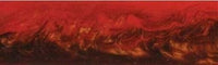 1" x 1 1/2" x 6" Knife Blank (1 pc) Bronze & Orange Acrylester #01