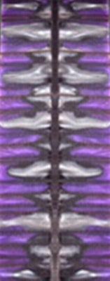 Genesis Purple Shadows Acrylester (2 PC) Mini Knife Scales 3/16 x 3/4 x 5 - Wood Acrylic Supply
