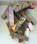 Acrylic Variety (20 Variable pcs) Pen Blank Short 3/4" Sq x 2 7/8 to 3 1/2" Long - Wood Acrylic Supply