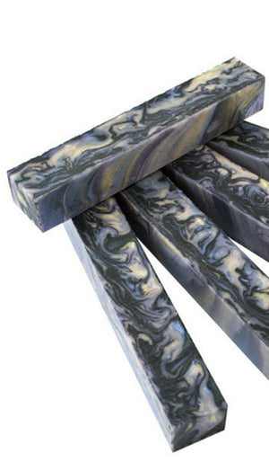 3/4" x 3/4" x 5" Pen Blank Starry Night Acrylester #137